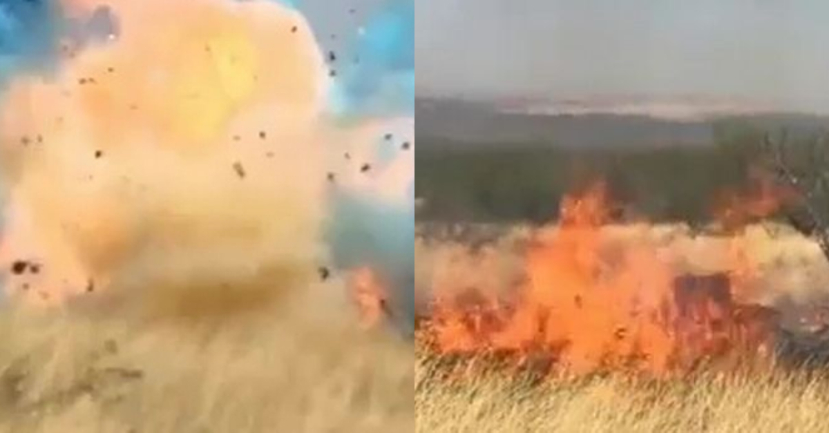 The Shocking Moment Gender Reveal Party Causes A Wildfire Resulting In