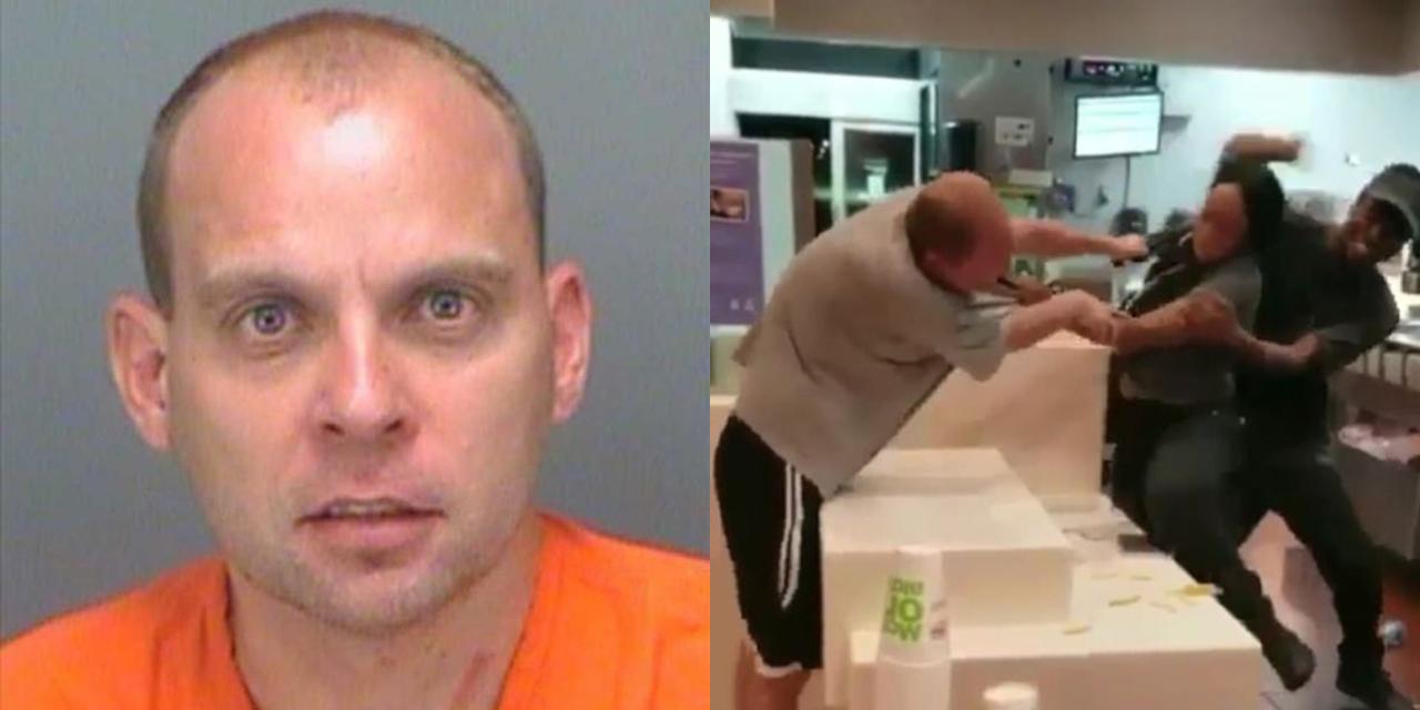 Angry Customer Viciously Attacks McDonald's Employee Over A...Straw?