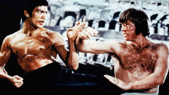 bruce lee and chuck norris