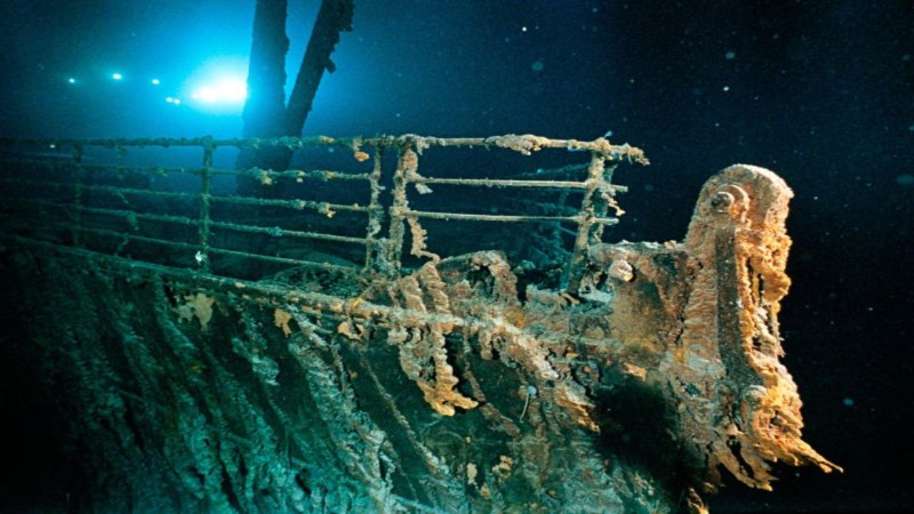 Check out these images of the Titanic's ship wreck